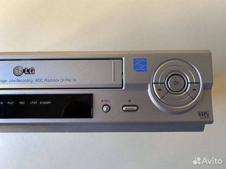 Видеомагнитофон LG L417 Корея серебристый