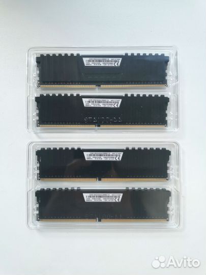 Оперативная память Corsair DDR4 16 GB (4х4 GB)