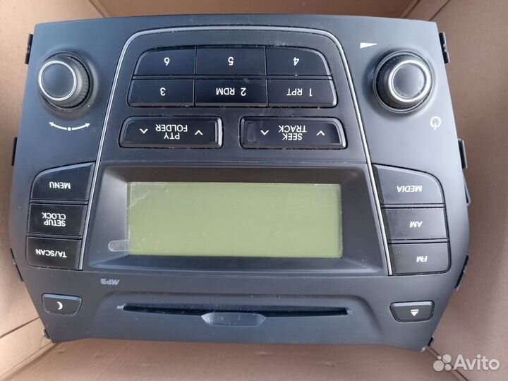 Оригинальная магнитола хендай санта фе