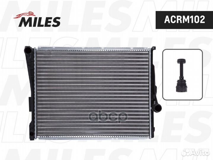 Радиатор BMW E46 1.6-3.0/2.0D/3.0D 98- acrm102