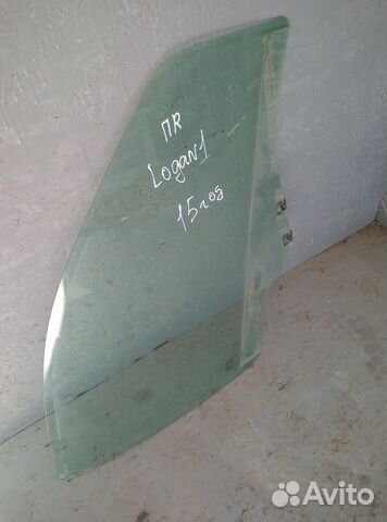 Стекло двери передней правой Renault Logan 1 (2005