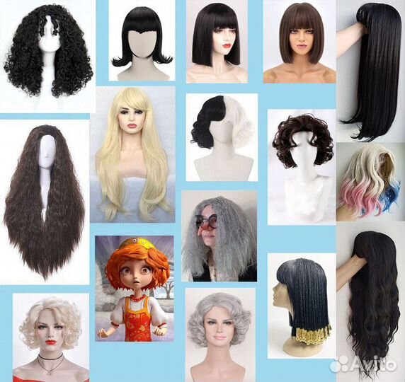 Парик героев анимации, блогера, аниме