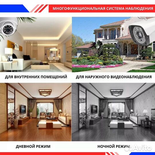 8CH 5MP AHD DVR комплект камер видеонаблюдения