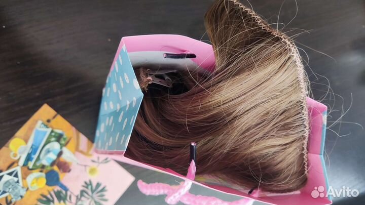 Волосы на заколках трессы 60 см