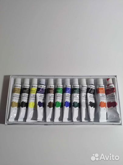 Набор акриловых красок brauberg