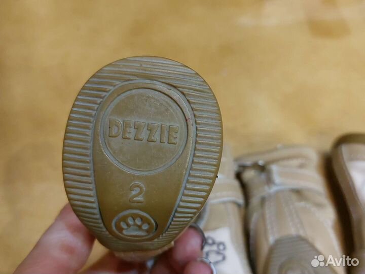 Прорезиненные тёплые носки для собак