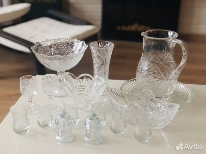 Посуда хрустальная