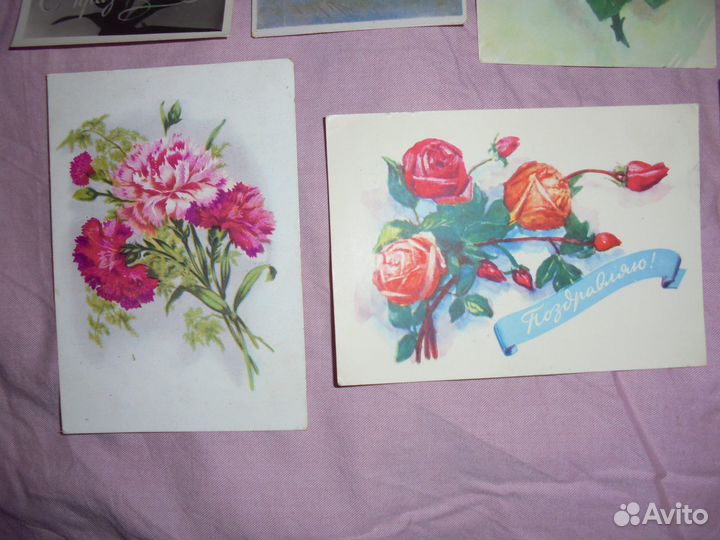 Цветы 1948 - 1960 гг Изогиз Сов худ Изобразит исск