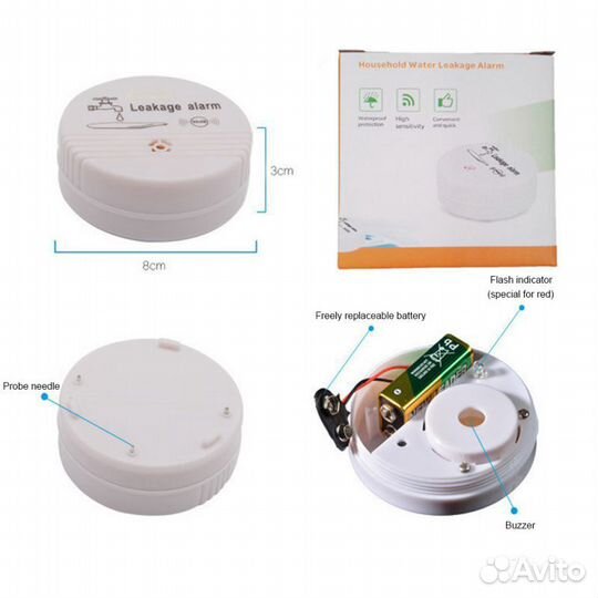 Сигнализатор утечки воды