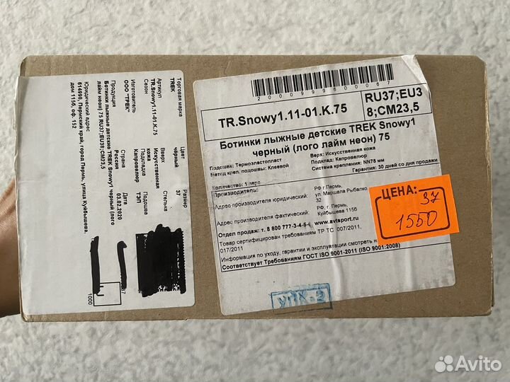 Лыжные ботинки