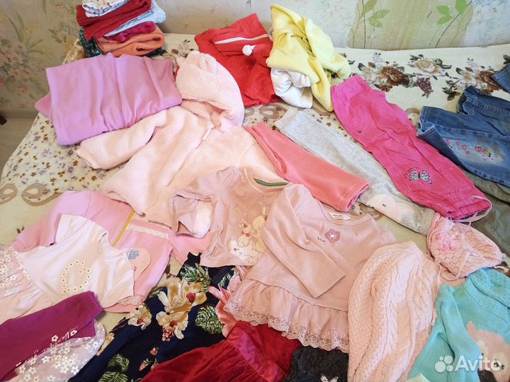 Вещи для девочки от3 м до роста 86см