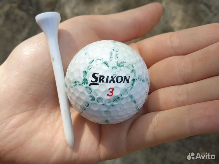 Мячик для гольфа с тишкой