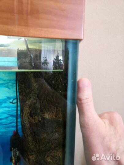 Аквариум панорамный с тумбой