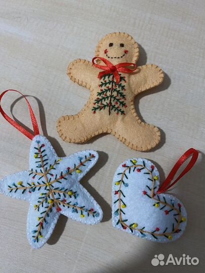 Новогодние игрушки ручной работы