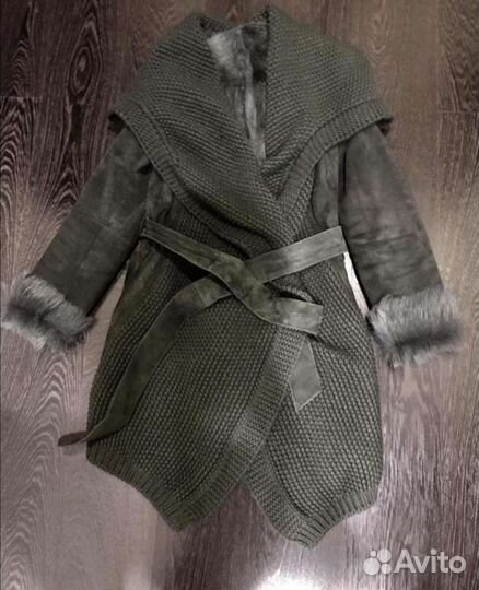 Дубленка-пальто