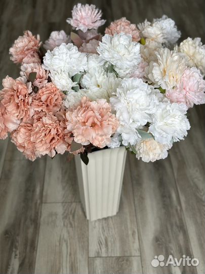 Пионы для напольной вазы Искусственные