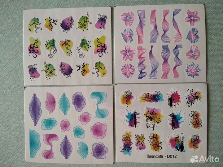 Слайдеры для дизайна на ногтях декор