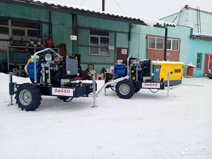 Дизельная мотопомпа Dagso RB 625, 370м3/ч