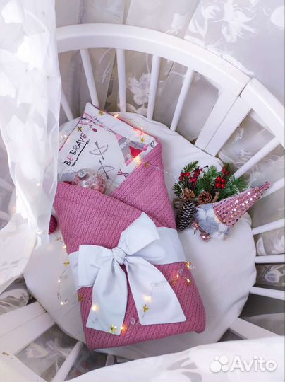 Конверт на выписку для девочки осенний новый