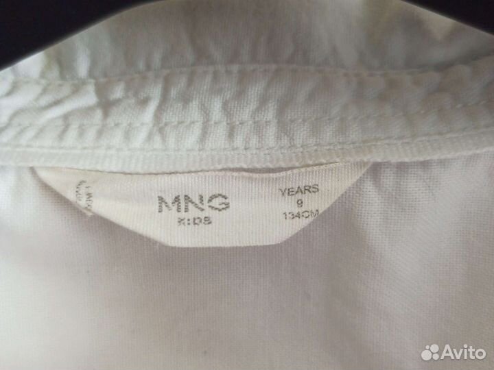 Рубашка школьная на мальчика 134