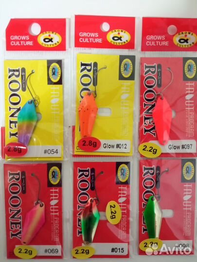 Форелевые блесны Dohna, Rooney