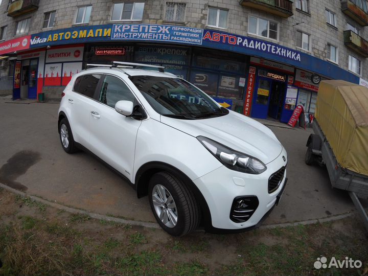 Багажник на крышу поперечины Kia Sportage 2015