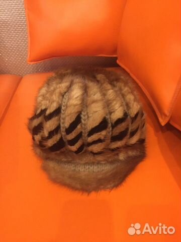 Шапка норковая женская