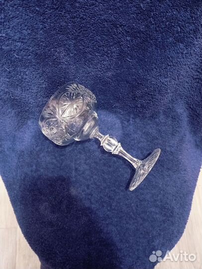 Ваза хрустальная на ножке СССР