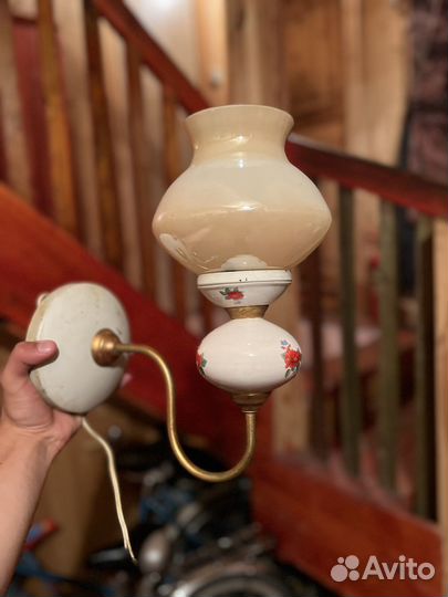 Бра старинное антикварный светильник