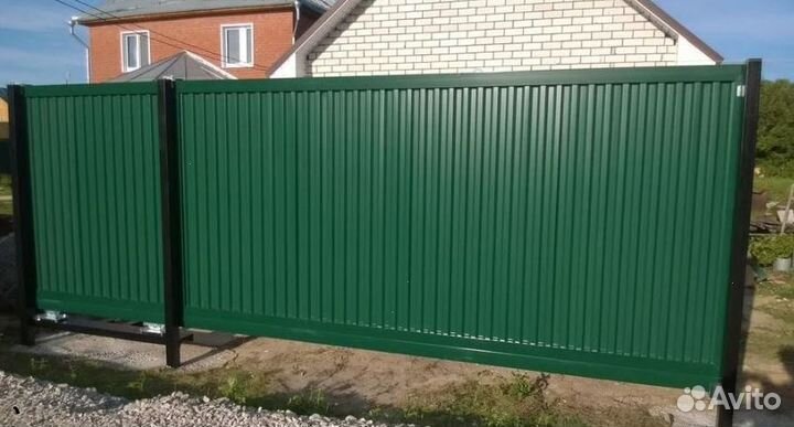 Забор металлический быстро под ключ