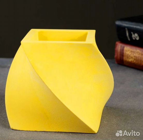 Силиконовая форма Башня кашпо органайзер гипс