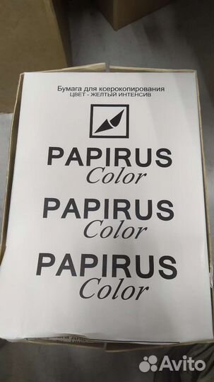 Бумага a4 желтая