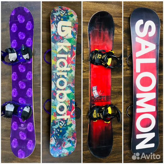 Сноуборды с креплениями 157-158
