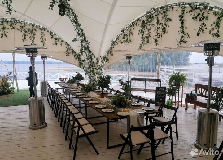 Уличный газовый обогреватель в аренду