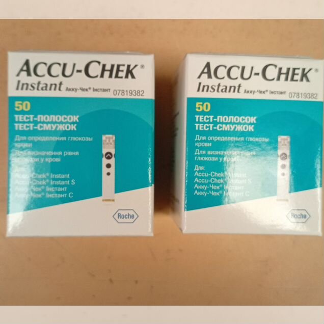 Тест полоски accu chek instant 50шт