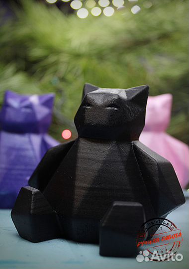Фигурка Кот геометрический