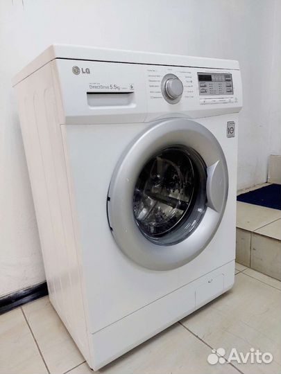 Узкая 5,5кг 1200 об.LG Стиральная машина бу/Достав