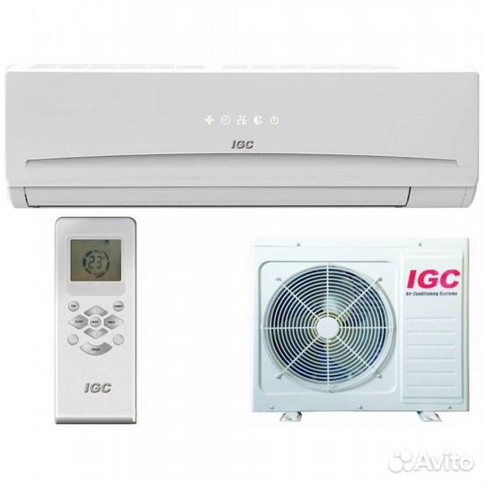 Сплит-системы компании IGC, монтаж в подарок