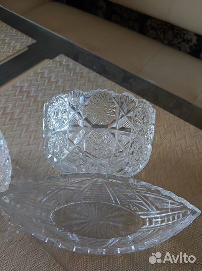 Салатник хрусталь