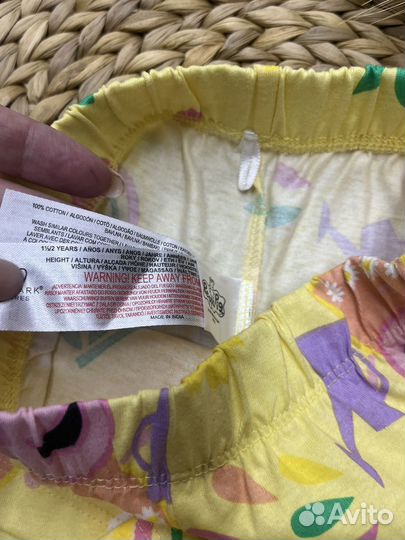 Шорты для девочки 86 92