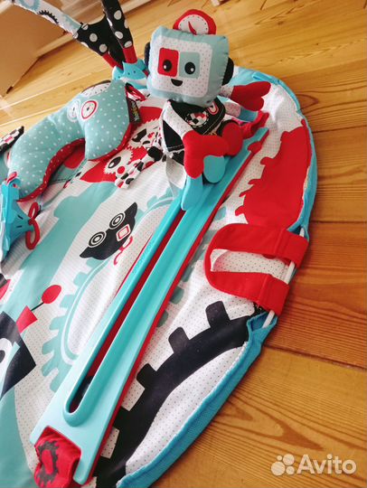 Детский коврик с дугами yookidoo с машинкой