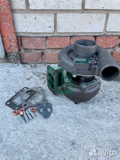 Турбокомпрессор (турбина) для камаз дв. евро-2 (левый) 4-6 шп. / Восстановленный