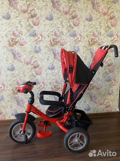 Велосипед коляска с ручкой
