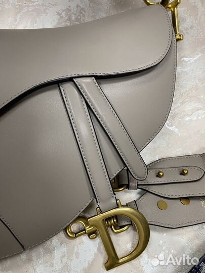 Сумка Dior saddle кожаная