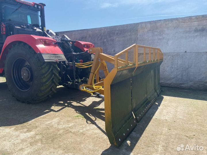 Сенажный отвал, отвал для силоса