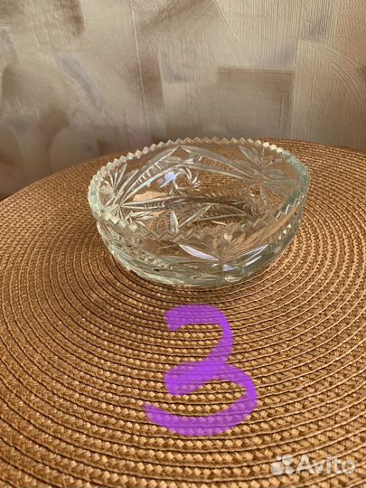 Хрустальная ваза посуда СССР