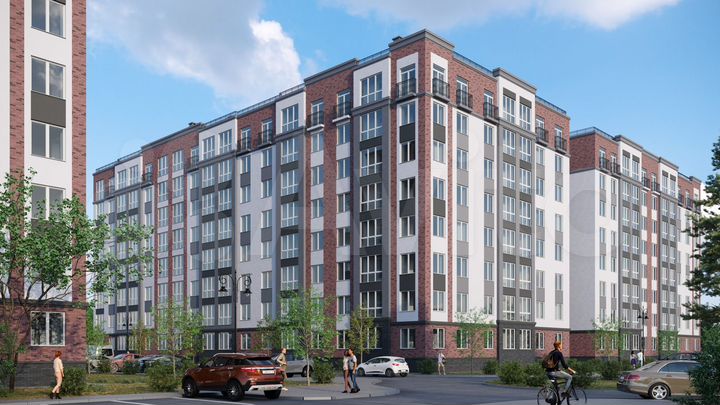 2-к. квартира, 63,8 м², 6/8 эт.