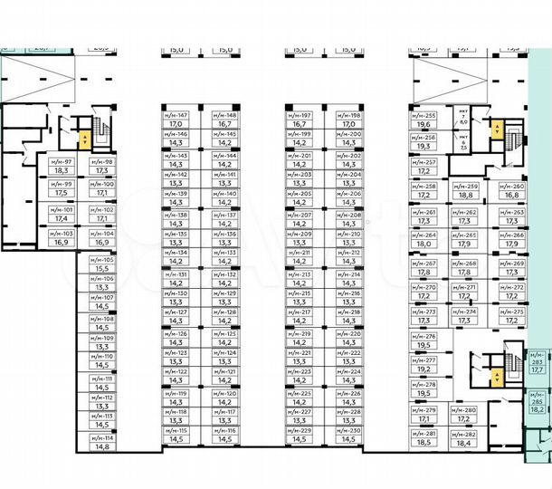 Машиноместо, 14 м²