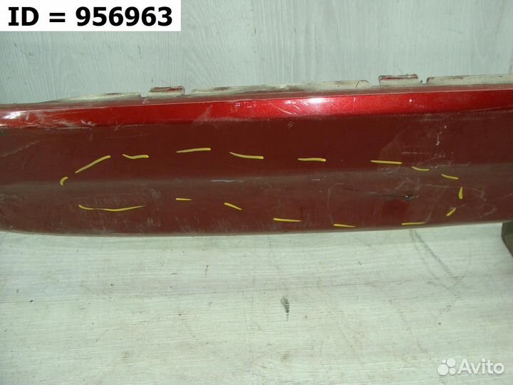 Спойлер заднего бампера Volvo XC60