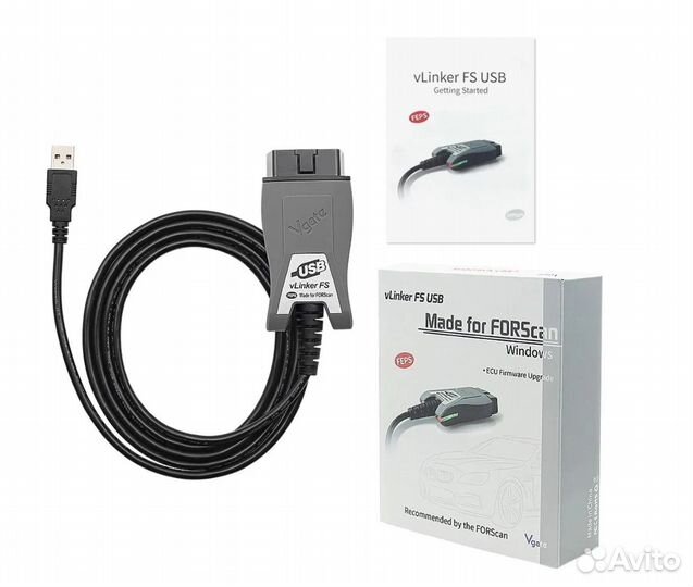 Vgate vLinker FS ELM327 для Ford forscan HS/MS-CAN